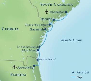 Best Georgia Beaches Map