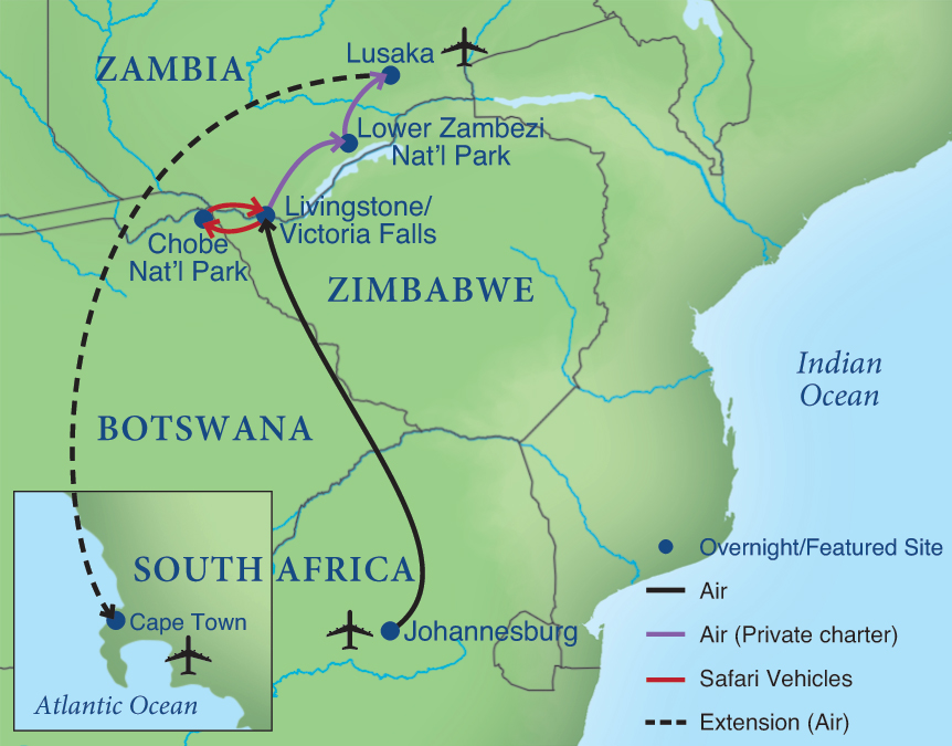 Map - African Safari: A Wildlife Adventure